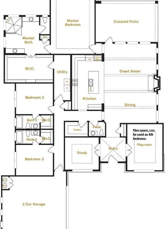 802 Serene Estates Dr, Austin, TX 78738 - floor plan / room layout
