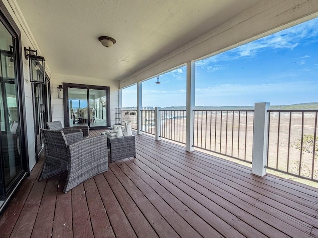 view of deck