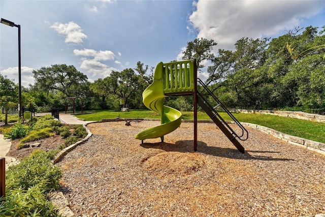 view of community playground