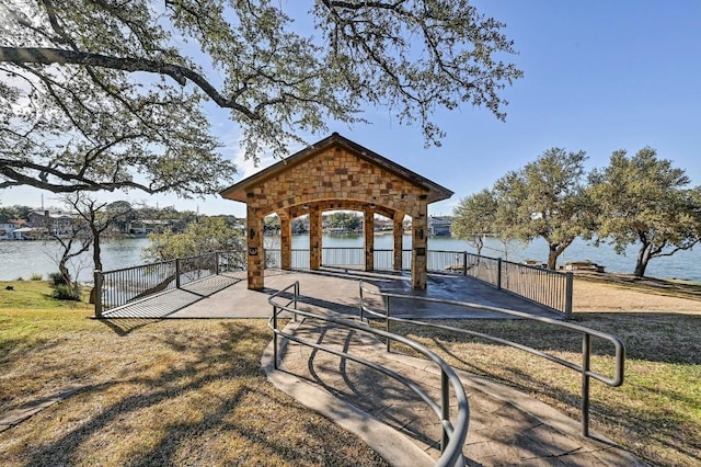 107 Boot Hl, Horseshoe Bay, TX 78657 - view of property's community with a water view