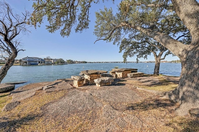 view of water feature