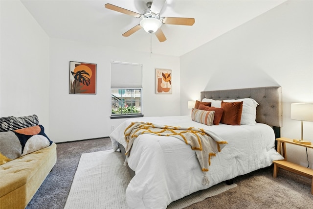300 Crockett St Unit 118, Austin, TX 78704 - carpeted bedroom featuring a ceiling fan