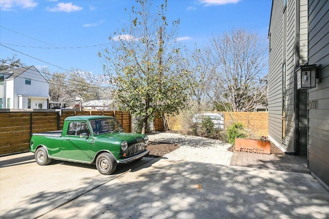 exterior space with a patio area and fence