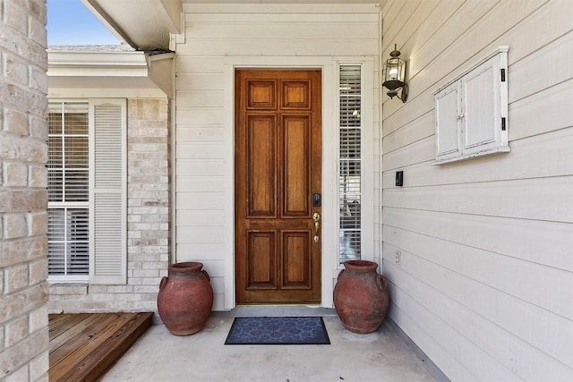 view of entrance to property