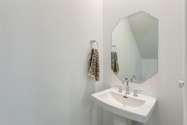 bathroom with a sink