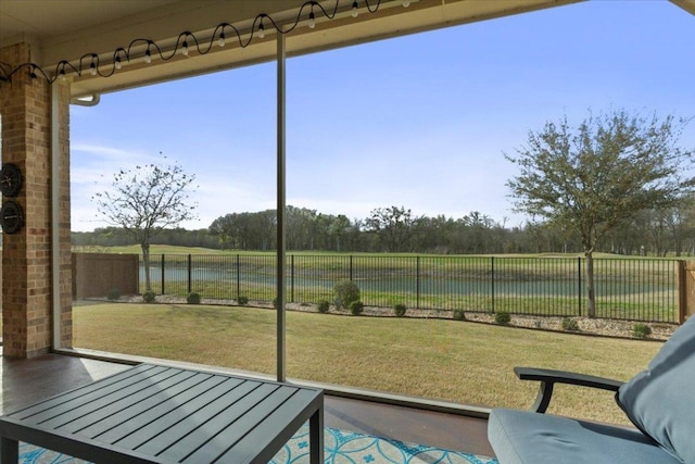 view of patio / terrace featuring a fenced backyard