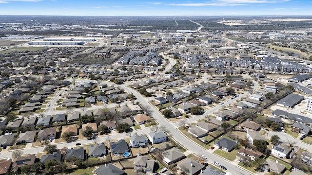 bird's eye view featuring a residential view