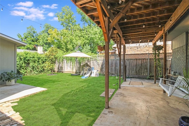 1019 Allen Ave, New Braunfels, TX 78130 - view of yard featuring a patio area
