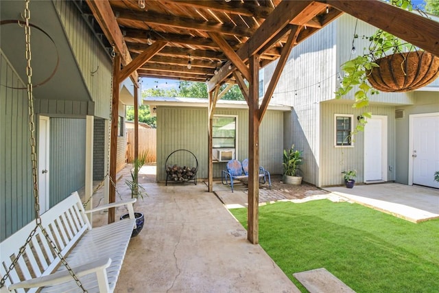 1019 Allen Ave, New Braunfels, TX 78130 - view of patio featuring cooling unit