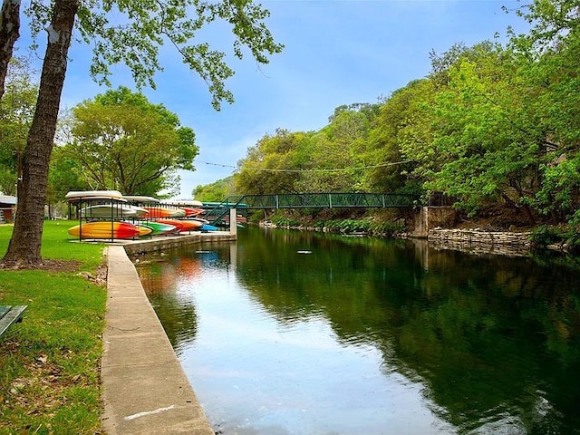1019 Allen Ave, New Braunfels, TX 78130 - dock area with a water view