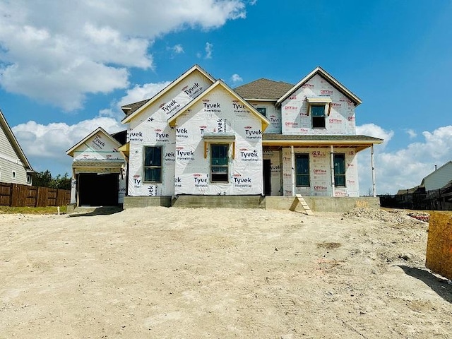 view of property under construction