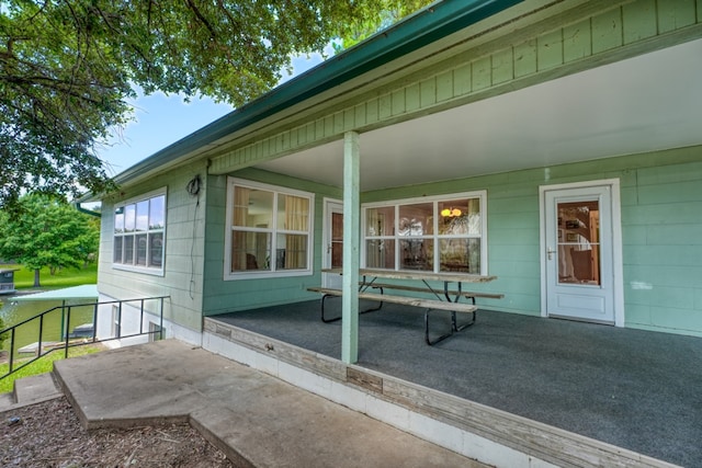 view of patio / terrace featuring a porch