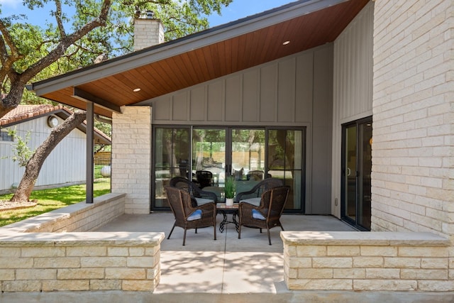 view of patio