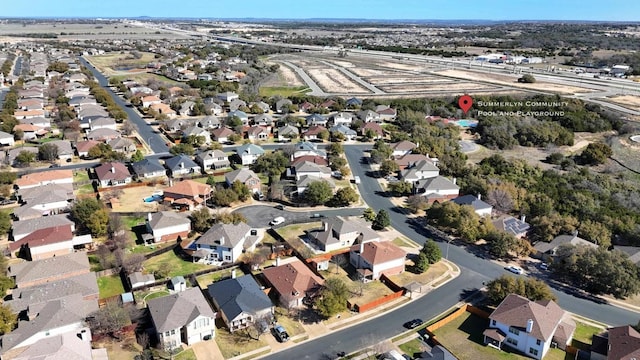 birds eye view of property featuring a residential view