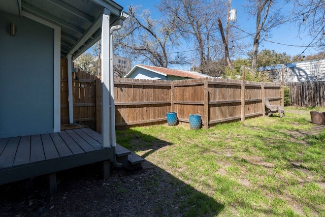 906 Capitol Ct Unit A, Austin, TX 78756 - view of fenced backyard