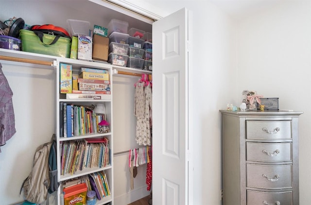 view of closet