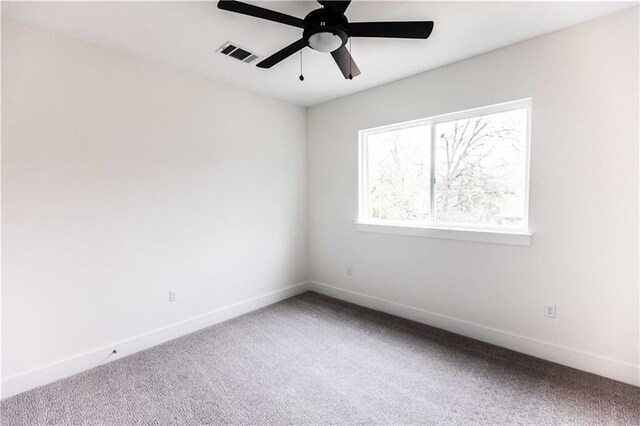 409 W 35th St Unit B, Austin, TX 78705 - carpeted empty room with a ceiling fan and baseboards
