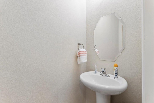 bathroom with a sink