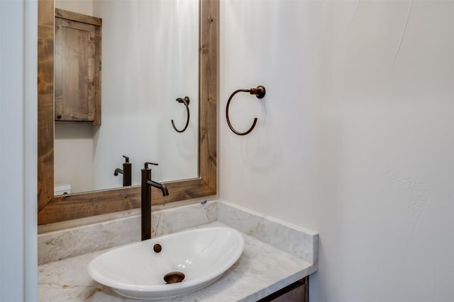 bathroom with a sink