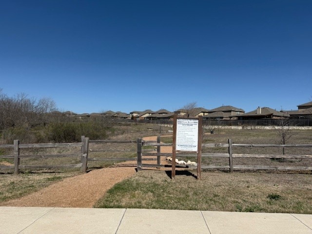 exterior space with fence