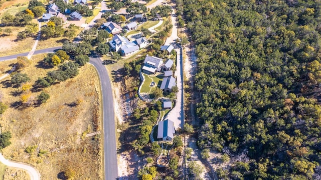 bird's eye view featuring a residential view