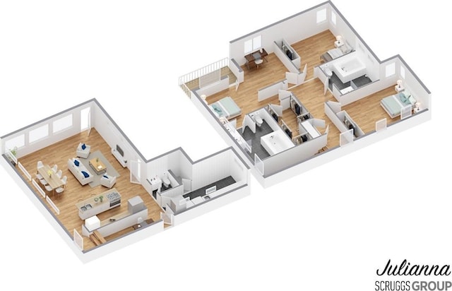 303 W Annie St, Austin, TX 78704 - floor plan / room layout
