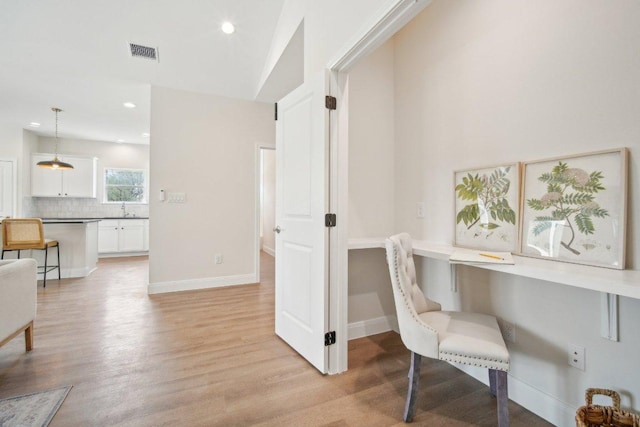 103 Manana Ct, Bastrop, TX 78602 - office space with light wood finished floors and recessed lighting