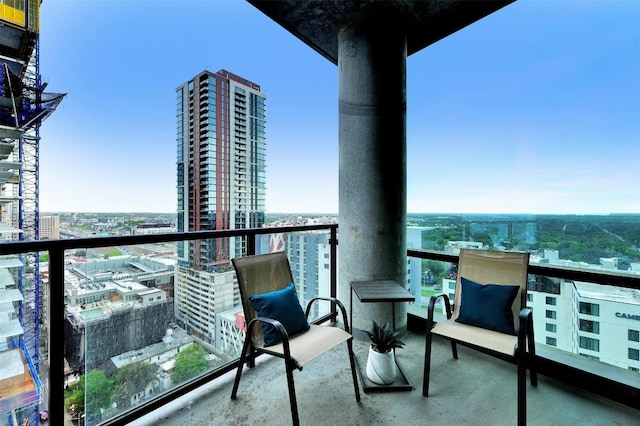 70 Rainey St Unit 1807, Austin, TX 78701 - balcony featuring a view of city