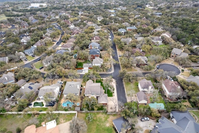 drone / aerial view featuring a residential view