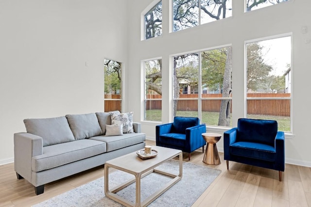 sunroom featuring plenty of natural light