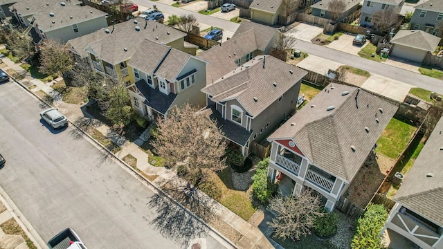 drone / aerial view featuring a residential view