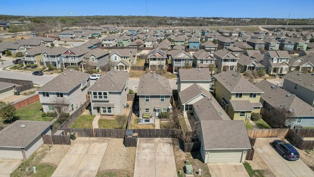 birds eye view of property featuring a residential view