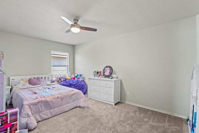 18516 Silent Water Way, Pflugerville, TX 78660 - bedroom featuring carpet and a ceiling fan