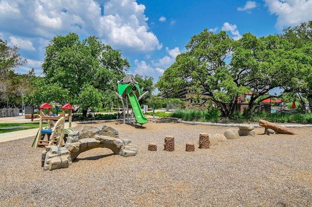 view of communal playground