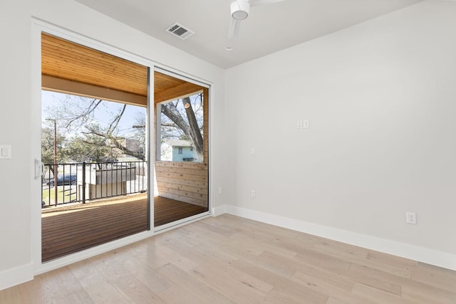 609 Hammack Dr Unit 2, Austin, TX 78752 - empty room with light wood-style flooring