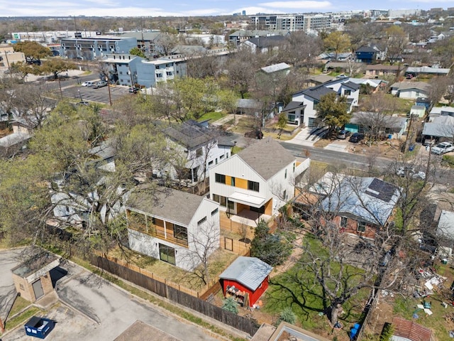 birds eye view of property featuring a residential view