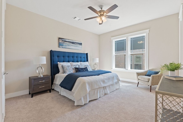 3129 Mill Stream Dr, Cedar Park, TX 78613 - bedroom featuring light carpet and ceiling fan