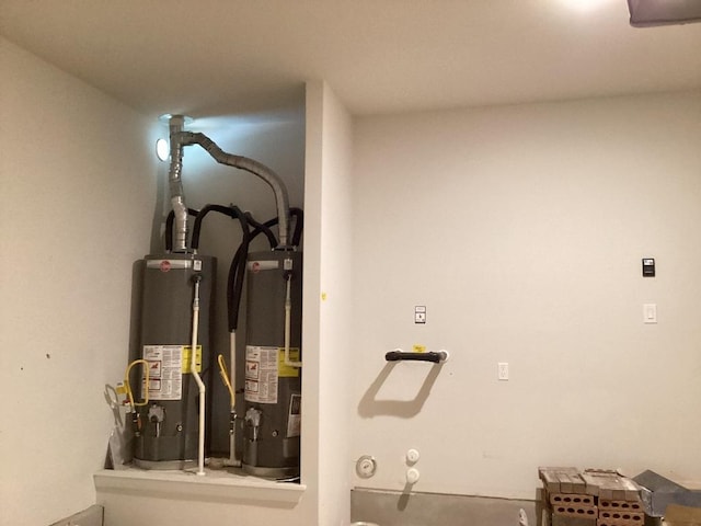 utilities with gas water heater