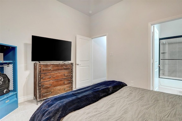 bedroom with carpet flooring