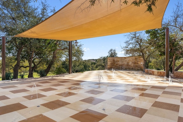 view of patio