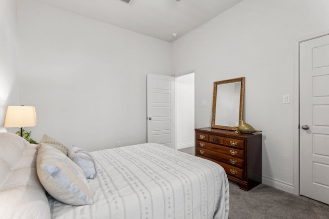 carpeted bedroom with baseboards