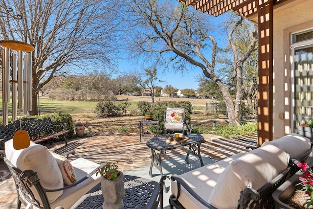 view of patio