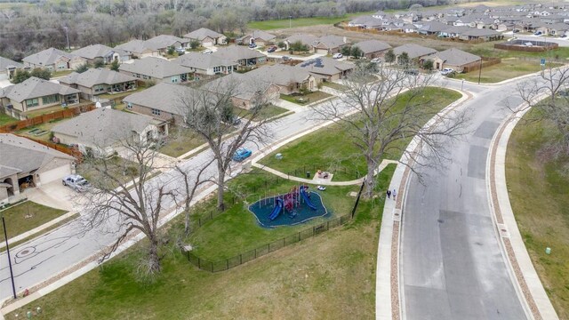 108 Trailstone Dr, Bastrop, TX 78602 - aerial perspective of suburban area with a community park