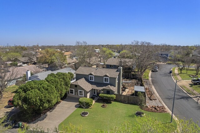 1807 Morning Quail Dr, Austin, TX 78758 - aerial view of residential area