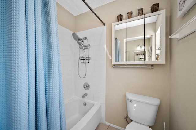 1807 Morning Quail Dr, Austin, TX 78758 - full bath featuring shower / bath combo, toilet, and baseboards