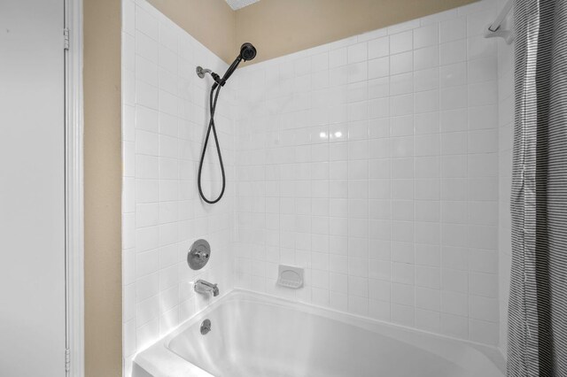 1807 Morning Quail Dr, Austin, TX 78758 - bathroom with shower / bath combination with curtain