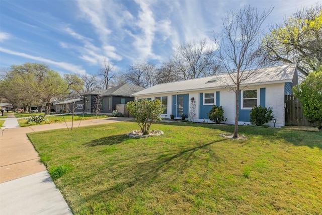 6519 Pevensey Dr, Austin, TX 78745 - ranch-style home with concrete driveway, a metal roof, and a garage