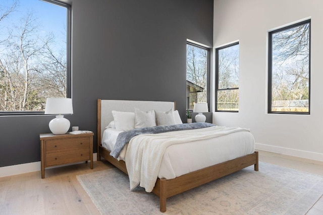 5514 Montview St, Austin, TX 78756 - bedroom with light wood-style flooring and baseboards