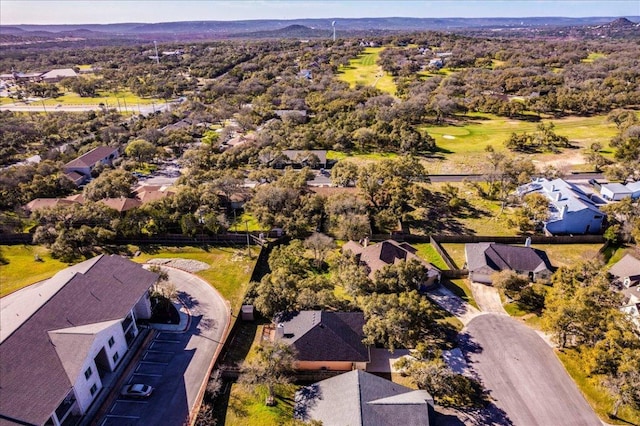 aerial view featuring a residential view