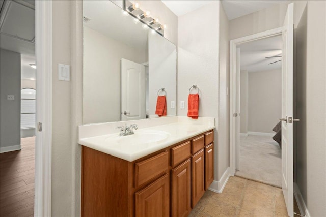 157 Mcgarity, Kyle, TX 78640 - bathroom featuring vanity and baseboards